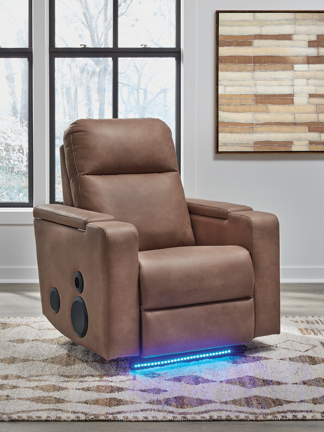 Lorrenton Power Glider Recliner with Audio System - Furniture 4 Less Outlet (Salinas,CA)