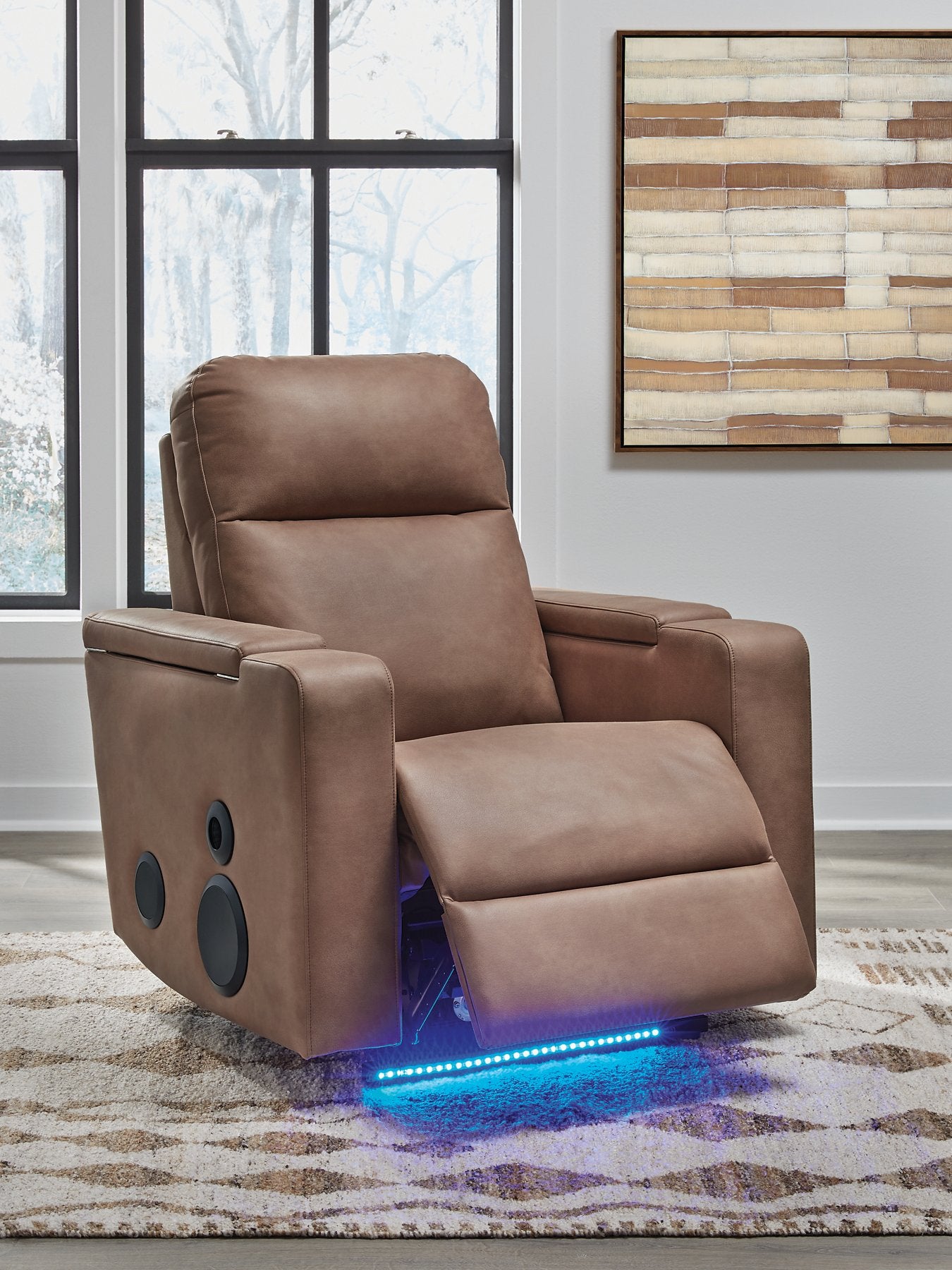 Lorrenton Power Glider Recliner with Audio System - Furniture 4 Less Outlet (Salinas,CA)