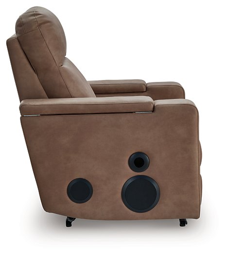 Lorrenton Power Glider Recliner with Audio System - Furniture 4 Less Outlet (Salinas,CA)