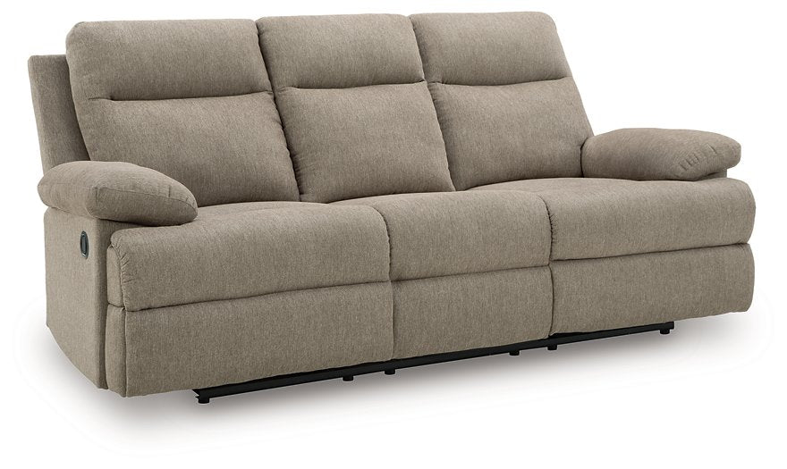 Side-Swipe Reclining Sofa with Drop Down Table - Furniture 4 Less Outlet (Salinas,CA)