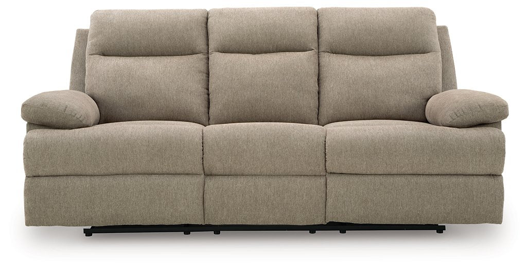 Side-Swipe Reclining Sofa with Drop Down Table - Furniture 4 Less Outlet (Salinas,CA)