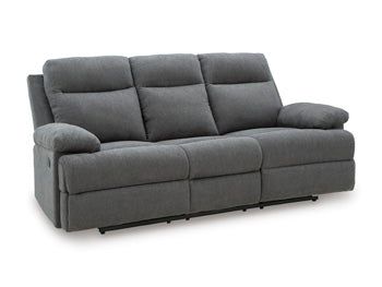 Side-Swipe Reclining Sofa with Drop Down Table - Furniture 4 Less Outlet (Salinas,CA)