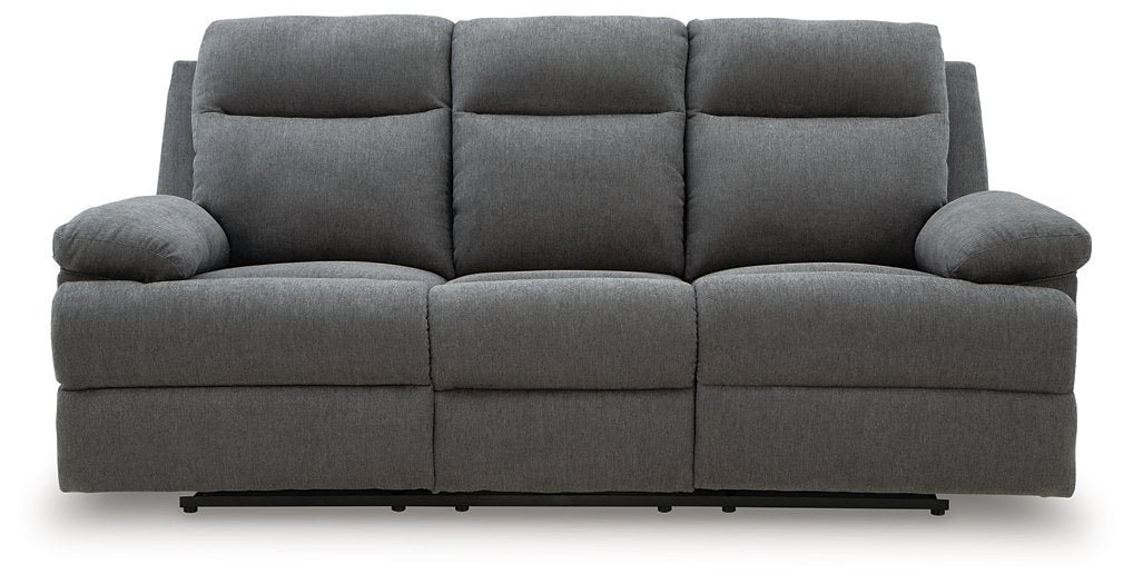 Side-Swipe Reclining Sofa with Drop Down Table - Furniture 4 Less Outlet (Salinas,CA)