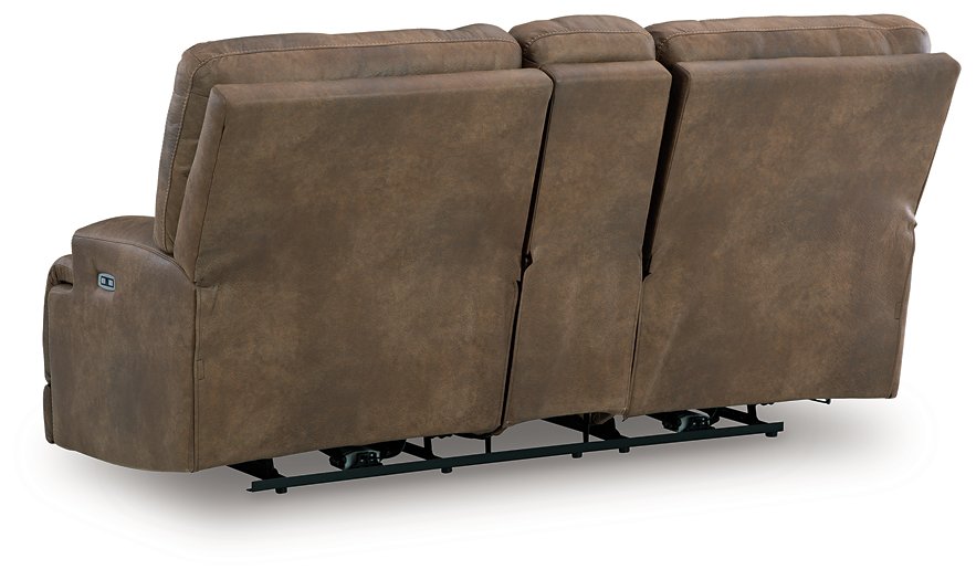 Beckley Place Power Reclining Loveseat with Console - Furniture 4 Less Outlet (Salinas,CA)