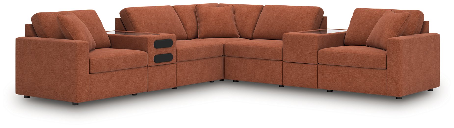 Modmax Balanced Sectional with Audio and Storage Consoles - Furniture 4 Less Outlet (Salinas,CA)