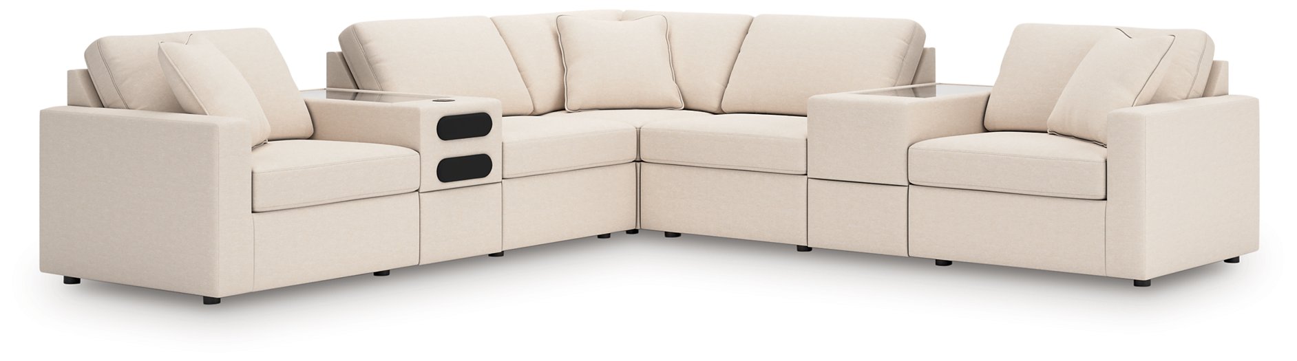 Modmax Balanced Sectional with Audio and Storage Consoles - Furniture 4 Less Outlet (Salinas,CA)