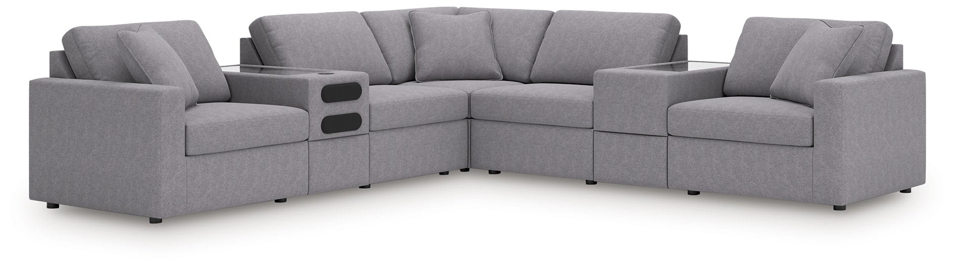 Modmax Balanced Sectional with Audio and Storage Consoles - Furniture 4 Less Outlet (Salinas,CA)