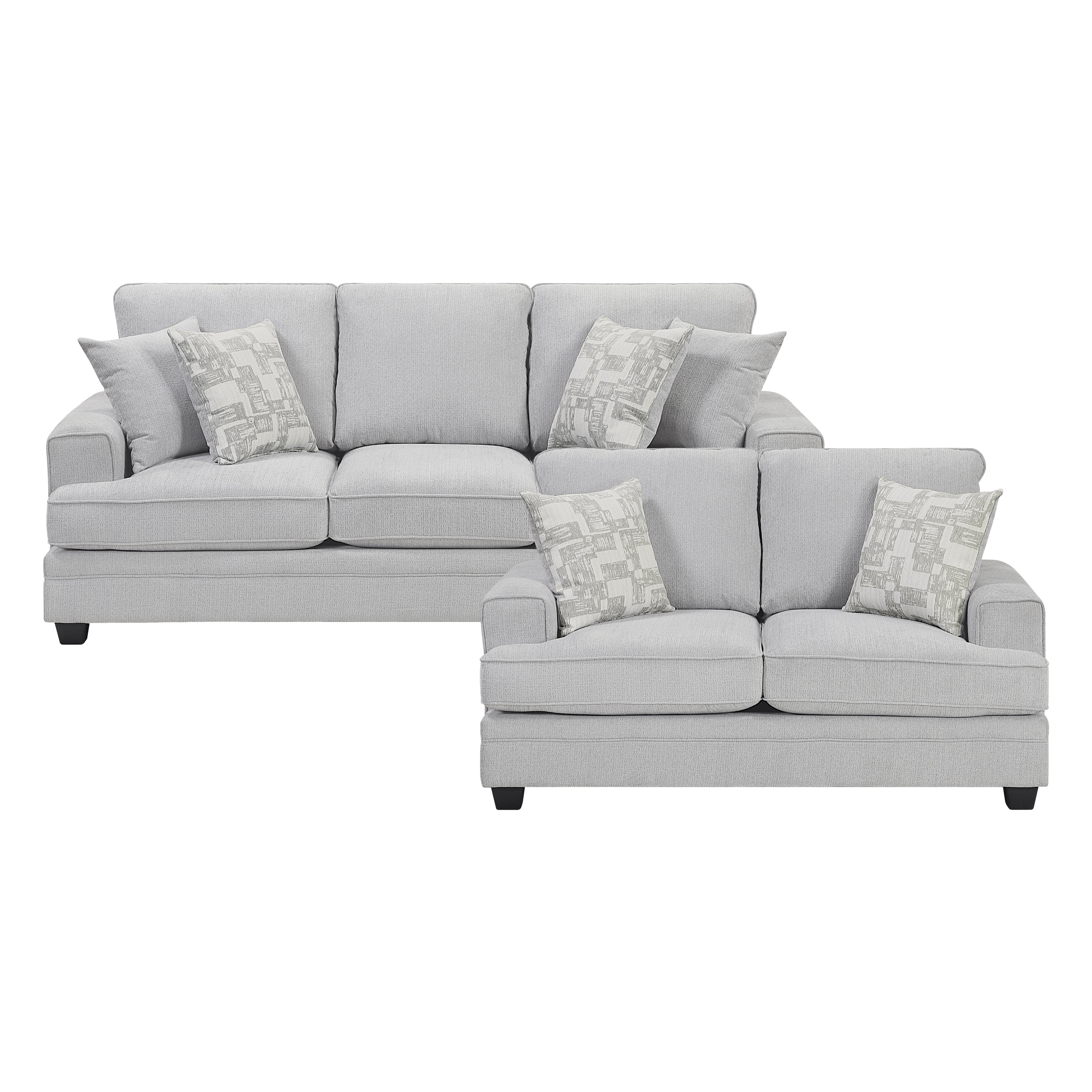 Sarah-2pc Set: Sofa, Love image