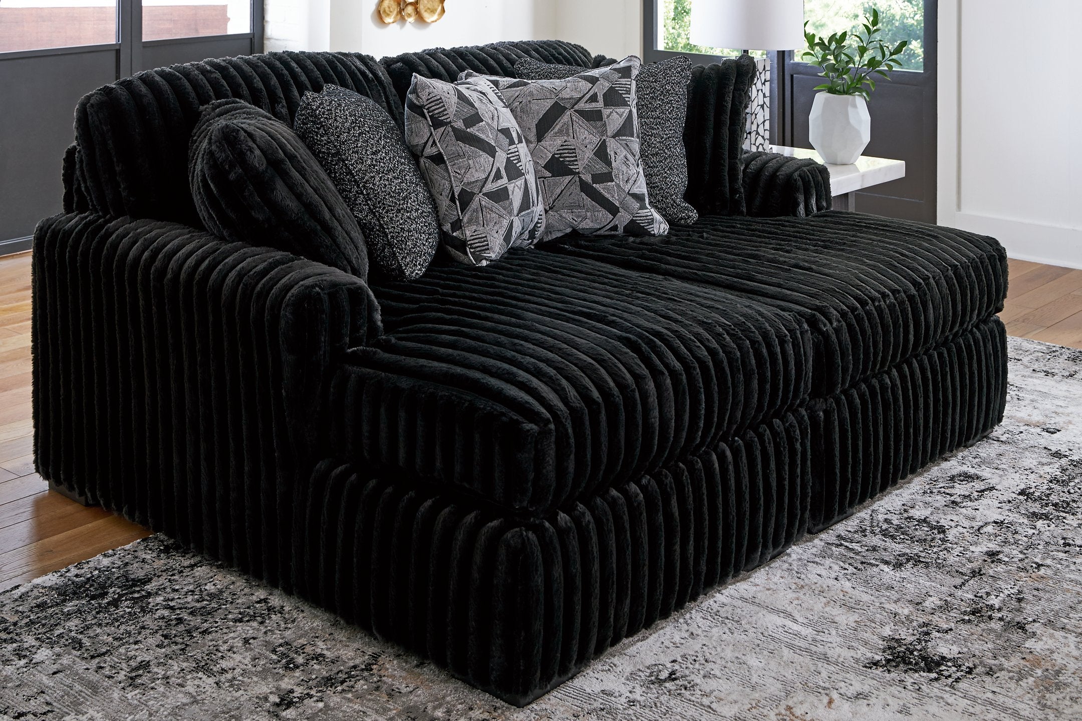 Midnight-Madness Super Chaise - Furniture 4 Less Outlet (Salinas,CA)