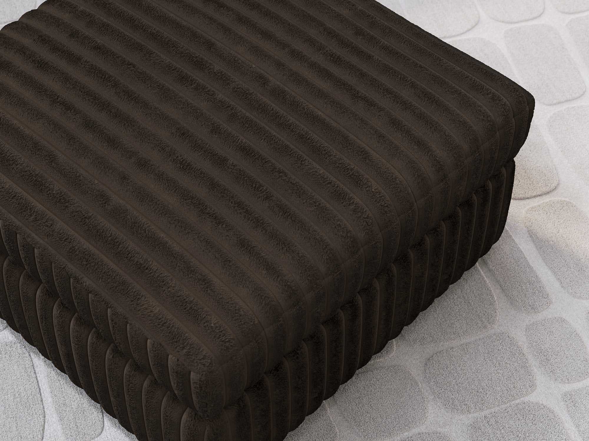 Midnight-Madness Oversized Accent Ottoman - Furniture 4 Less Outlet (Salinas,CA)
