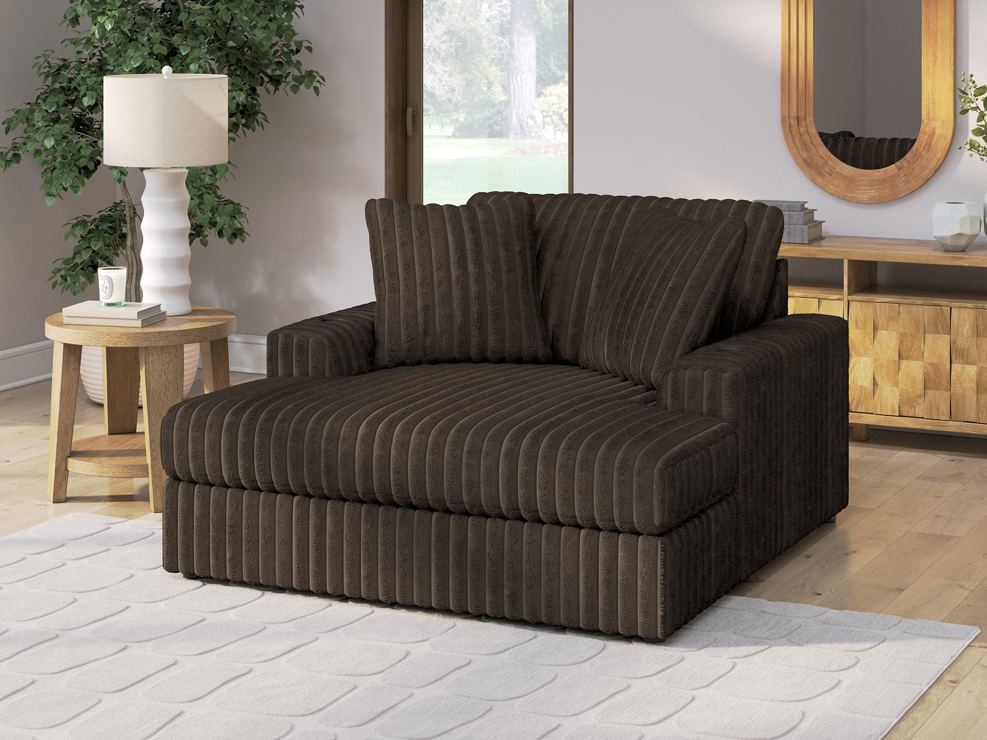 Midnight-Madness Oversized Chaise - Furniture 4 Less Outlet (Salinas,CA)