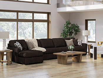 Midnight-Madness Sectional Sofa with Chaise - Furniture 4 Less Outlet (Salinas,CA)