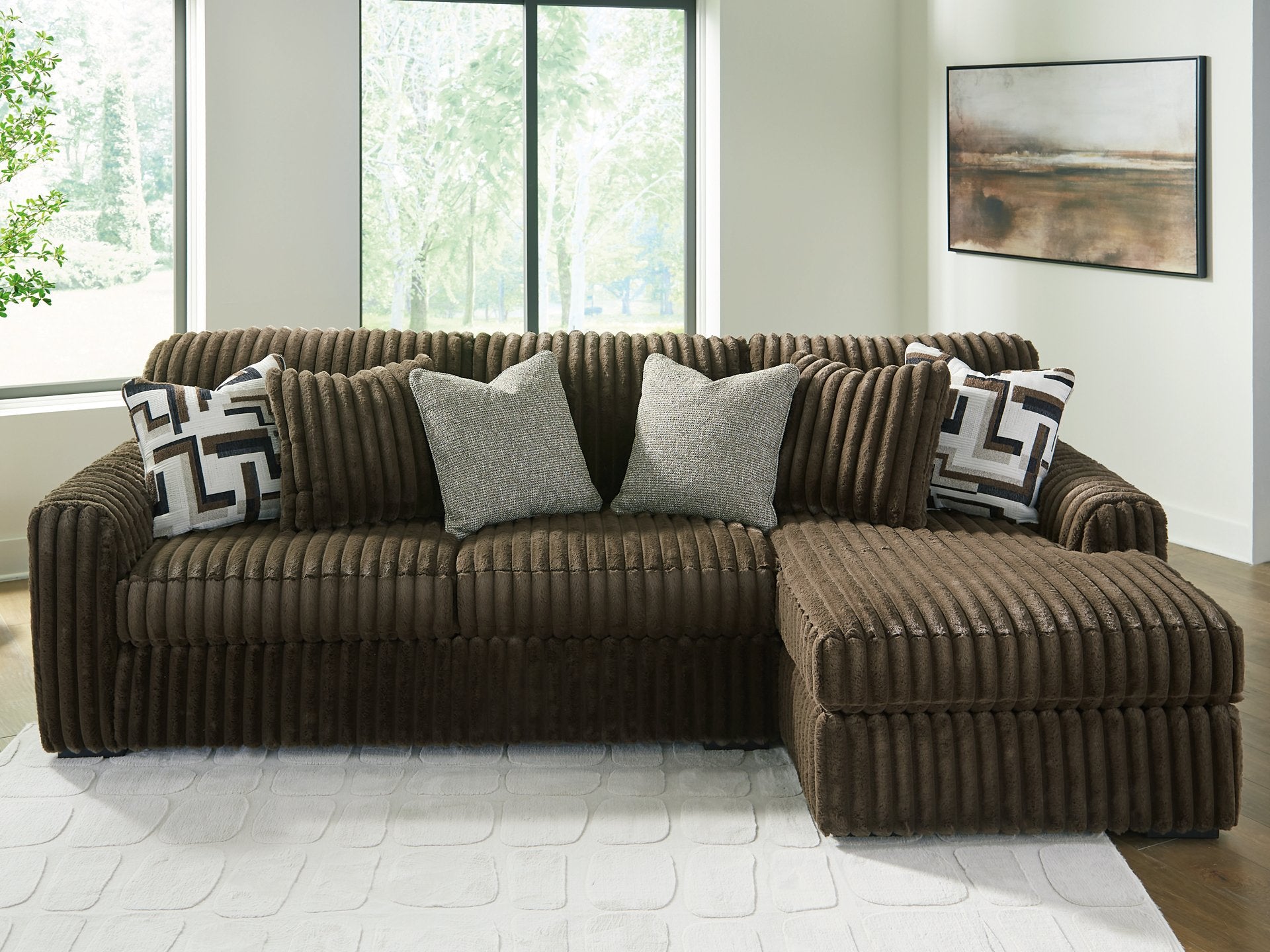 Midnight-Madness Sectional Sofa with Chaise - Furniture 4 Less Outlet (Salinas,CA)