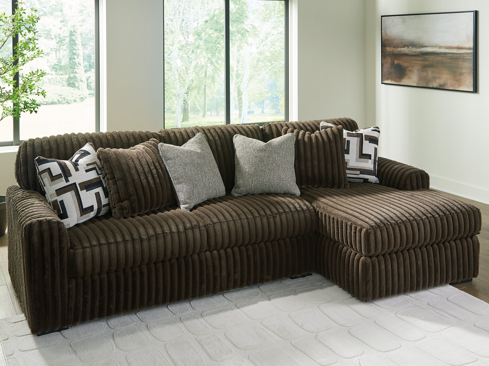 Midnight-Madness Sectional Sofa with Chaise - Furniture 4 Less Outlet (Salinas,CA)