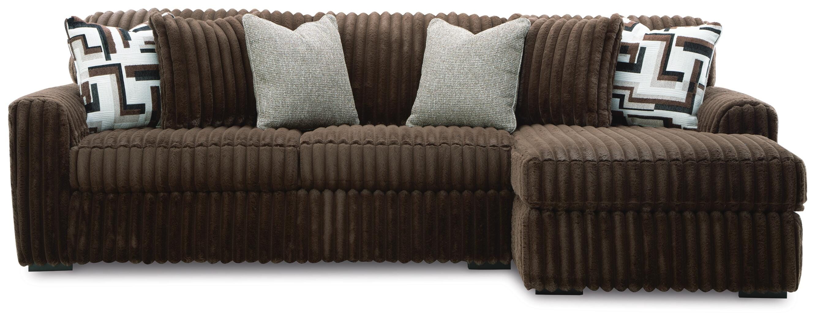Midnight-Madness Sectional Sofa with Chaise