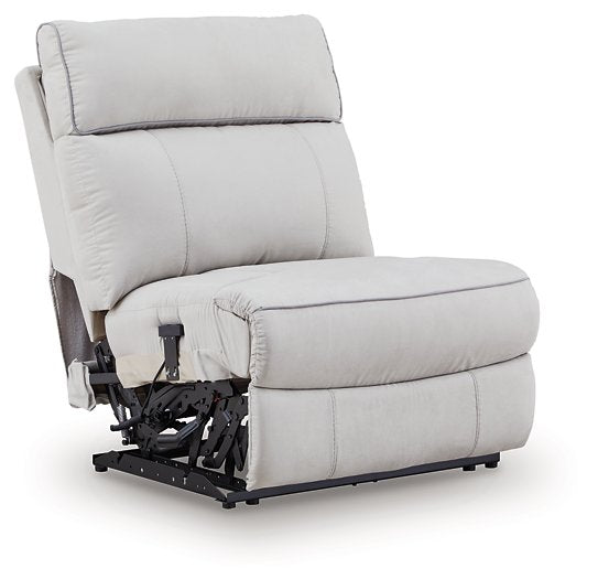 Social Pointe Reclining Sectional with Storage Console - Furniture 4 Less Outlet (Salinas,CA)