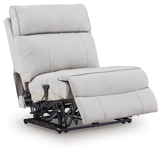 Social Pointe Reclining Sectional with Storage Console - Furniture 4 Less Outlet (Salinas,CA)