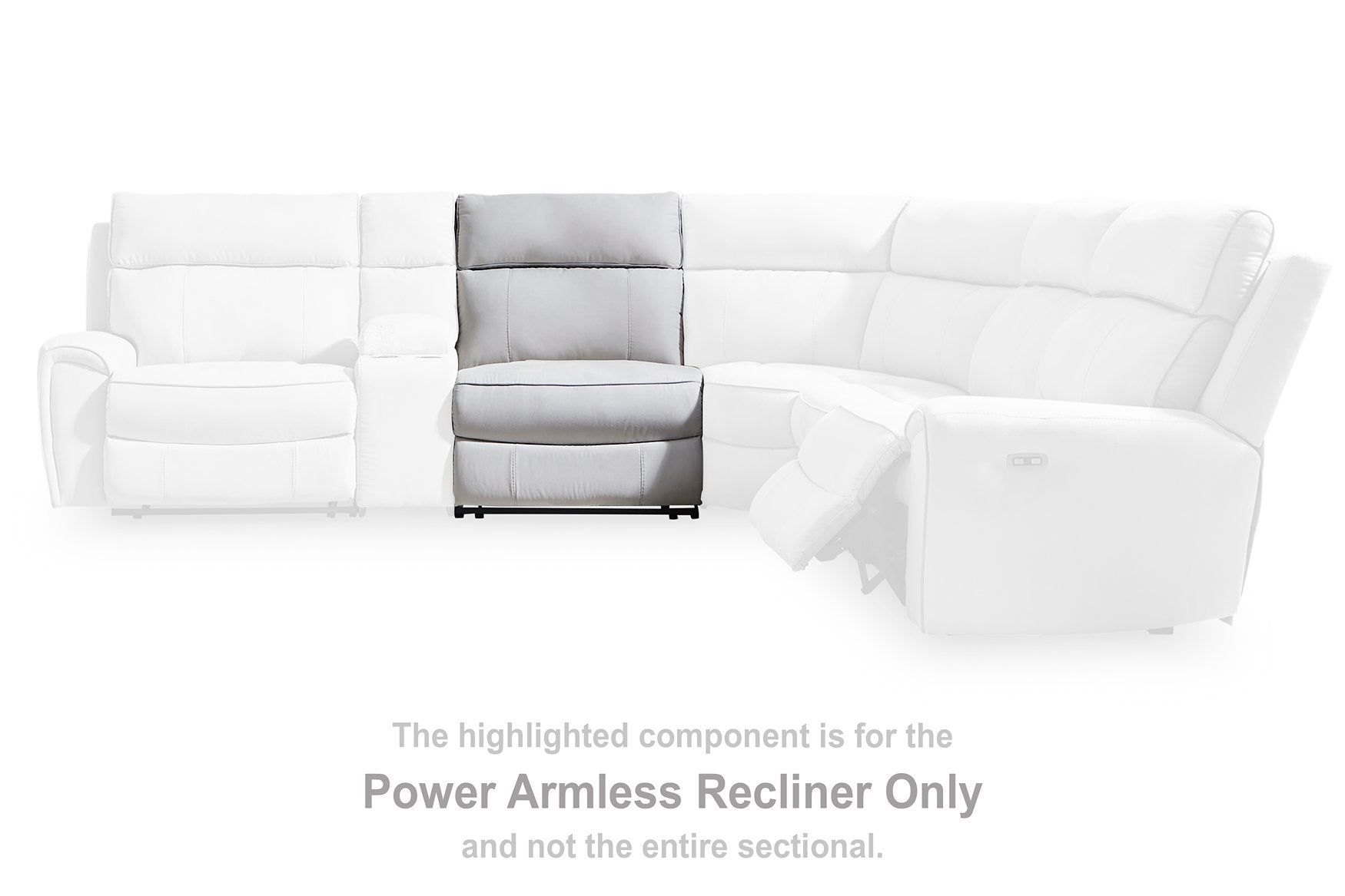 Social Pointe Reclining Sectional with Storage Console - Furniture 4 Less Outlet (Salinas,CA)
