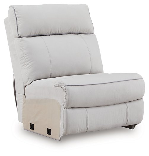 Social Pointe Reclining Sectional with Storage Console - Furniture 4 Less Outlet (Salinas,CA)