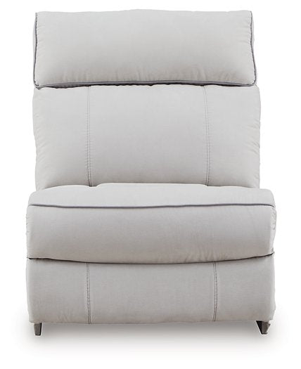 Social Pointe Reclining Sectional with Storage Console - Furniture 4 Less Outlet (Salinas,CA)