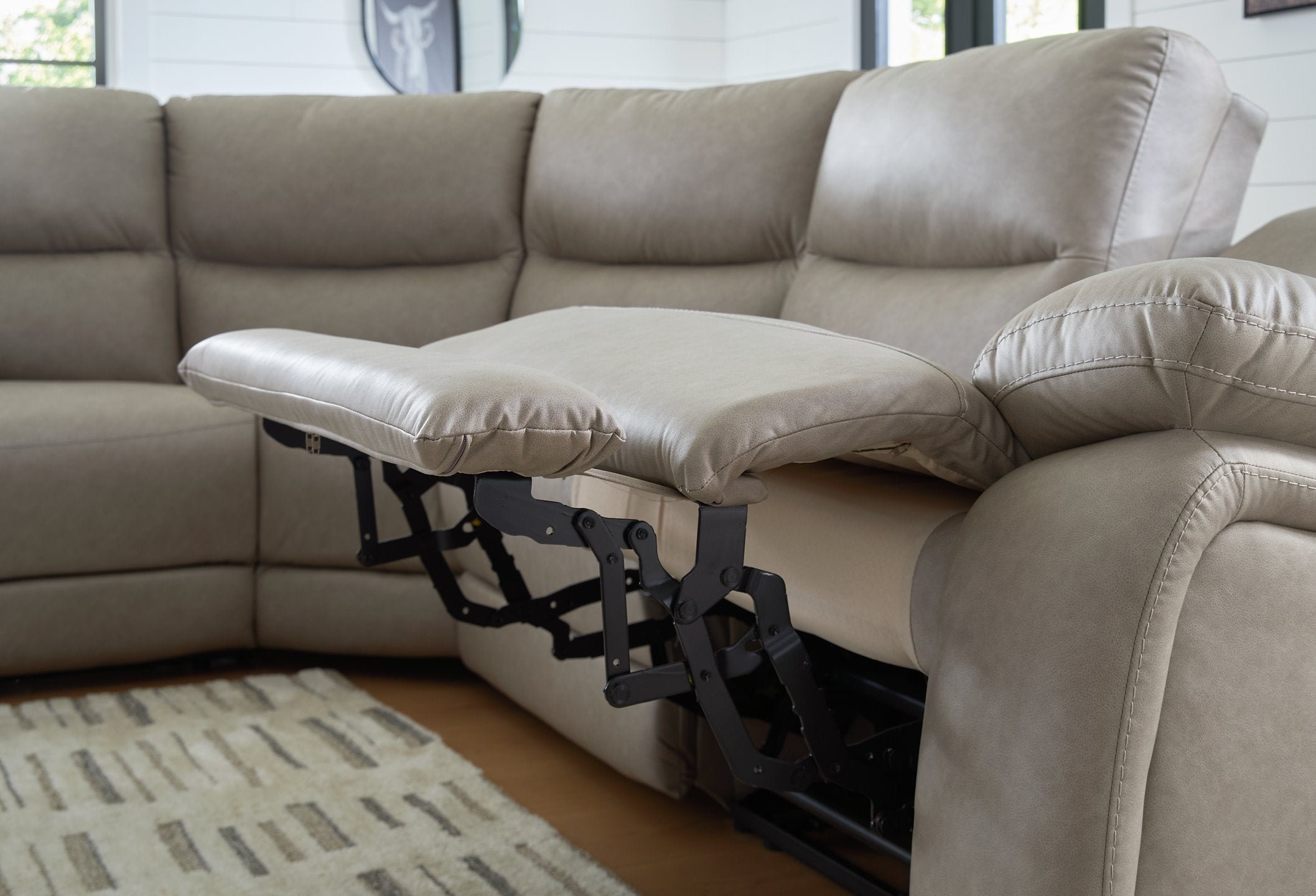 Narwhal Place Reclining Sectional with Storage Console - Furniture 4 Less Outlet (Salinas,CA)
