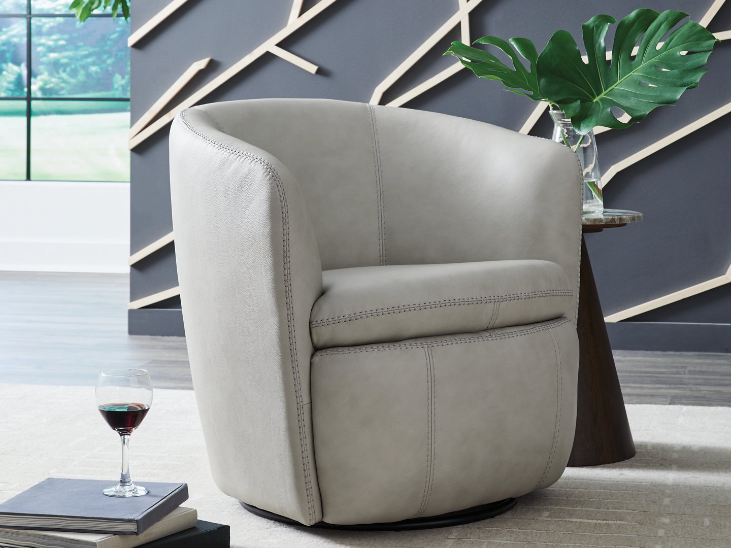 Kierreys Swivel Accent Chair - Furniture 4 Less Outlet (Salinas,CA)