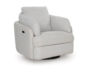 Alainmont Next-Gen Nuvella Swivel Power Recliner - Furniture 4 Less Outlet (Salinas,CA)