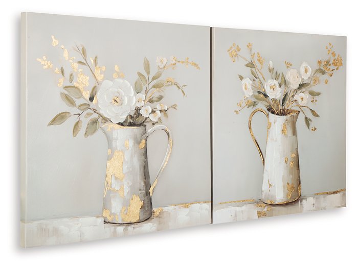 Amoryville Wall Art Set (Set of 2) - Furniture 4 Less Outlet (Salinas,CA)