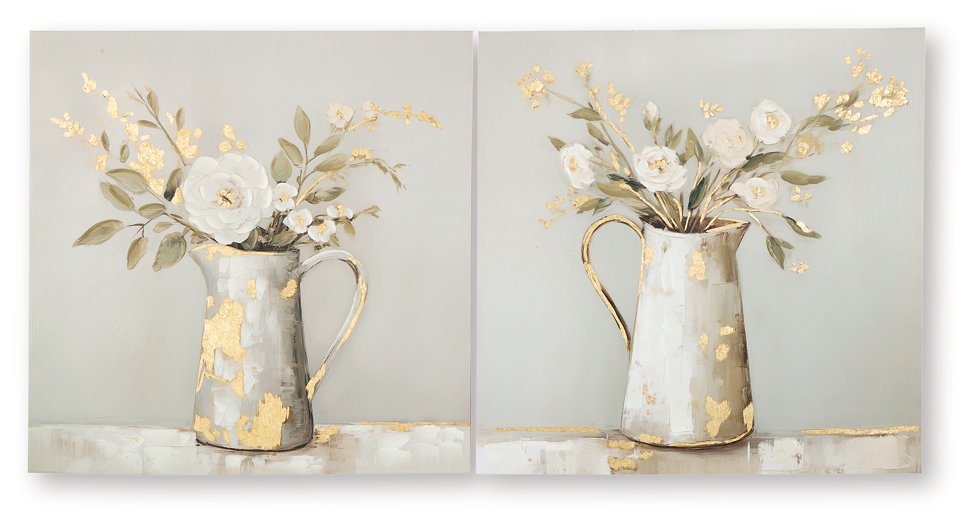 Amoryville Wall Art Set (Set of 2) - Furniture 4 Less Outlet (Salinas,CA)