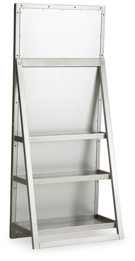 Evesen Floor Standing Mirror/Storage - Furniture 4 Less Outlet (Salinas,CA)