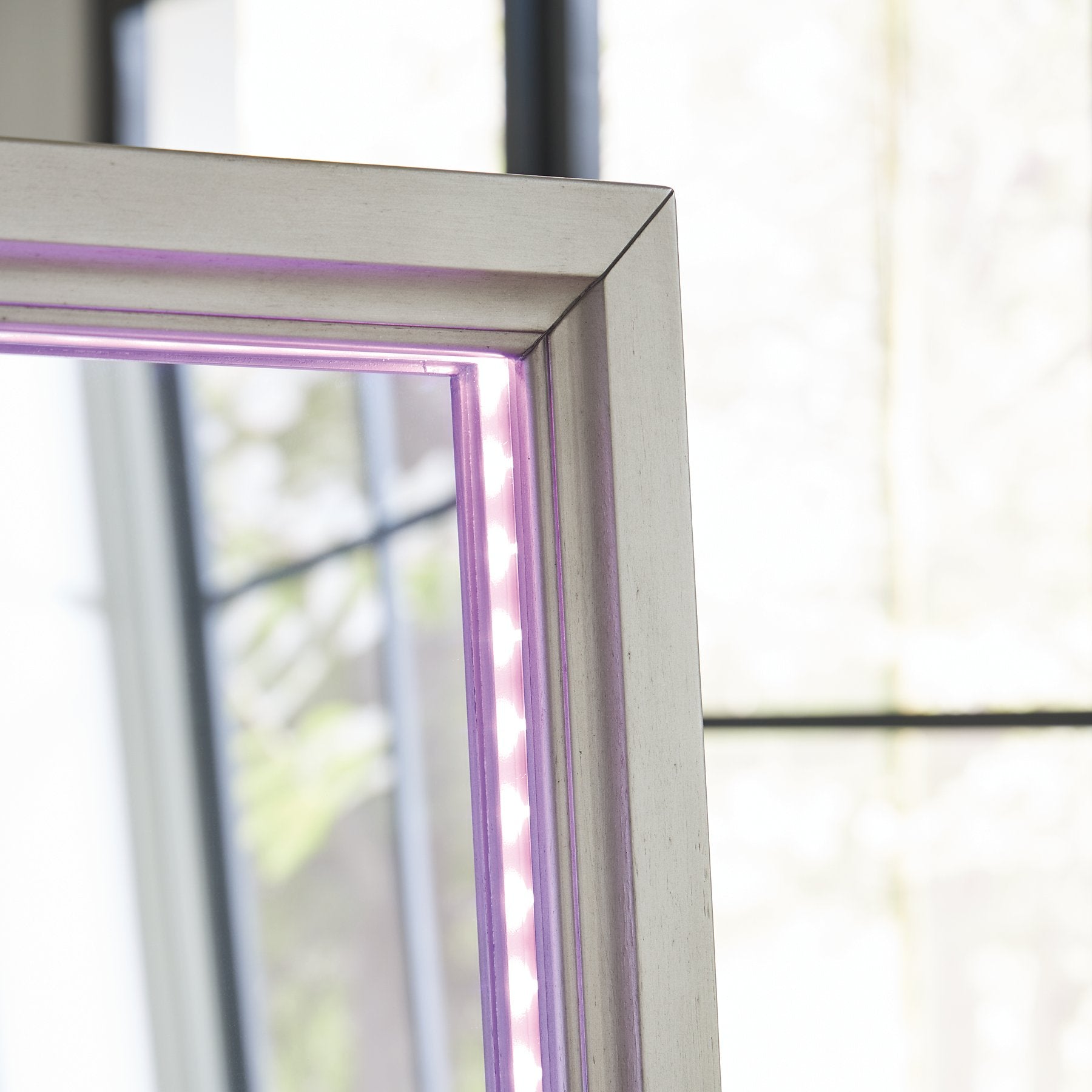 Evesen Floor Standing Mirror/Storage - Furniture 4 Less Outlet (Salinas,CA)