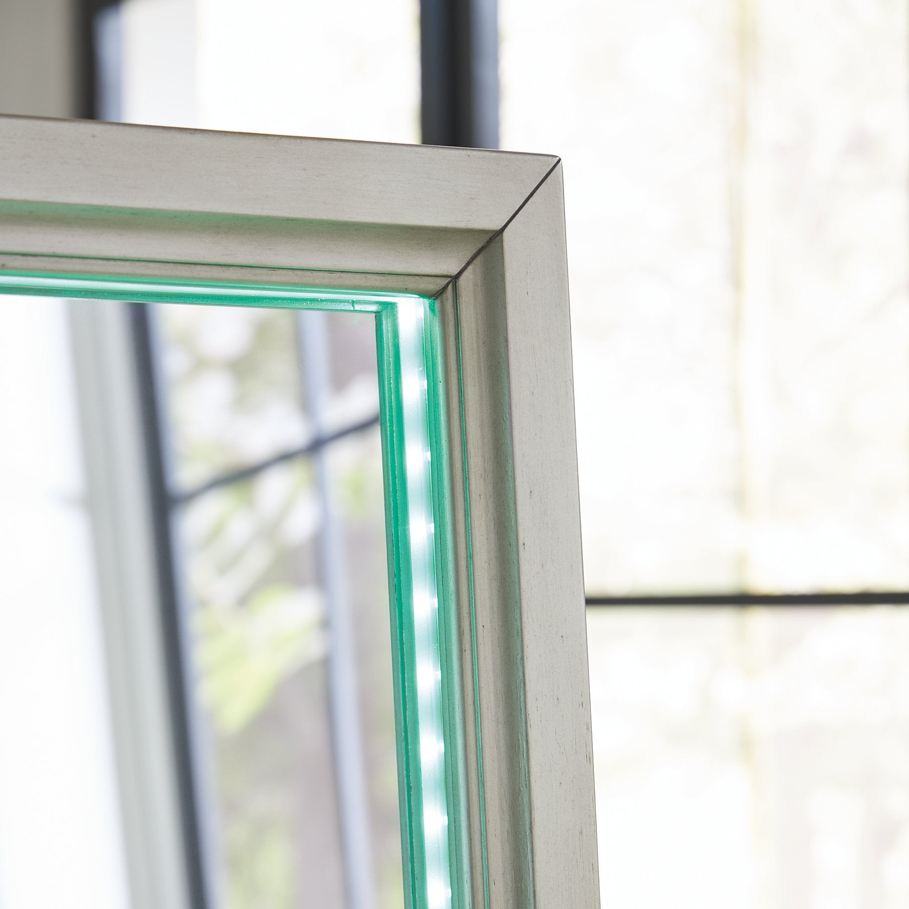 Evesen Floor Standing Mirror/Storage - Furniture 4 Less Outlet (Salinas,CA)