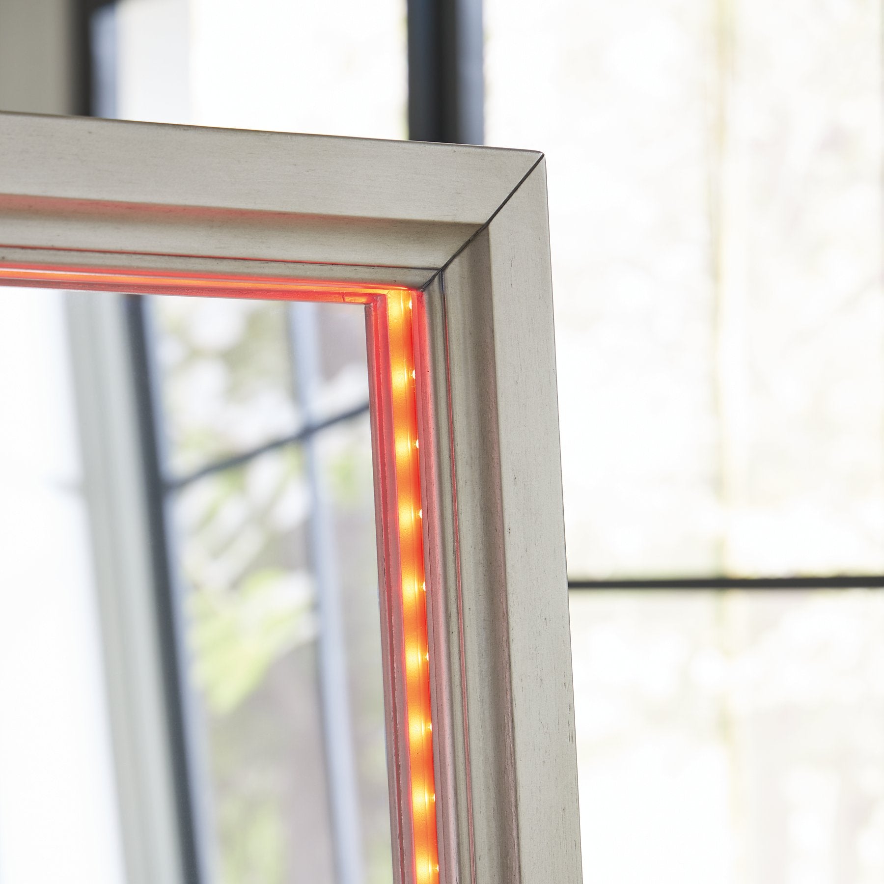 Evesen Floor Standing Mirror/Storage - Furniture 4 Less Outlet (Salinas,CA)