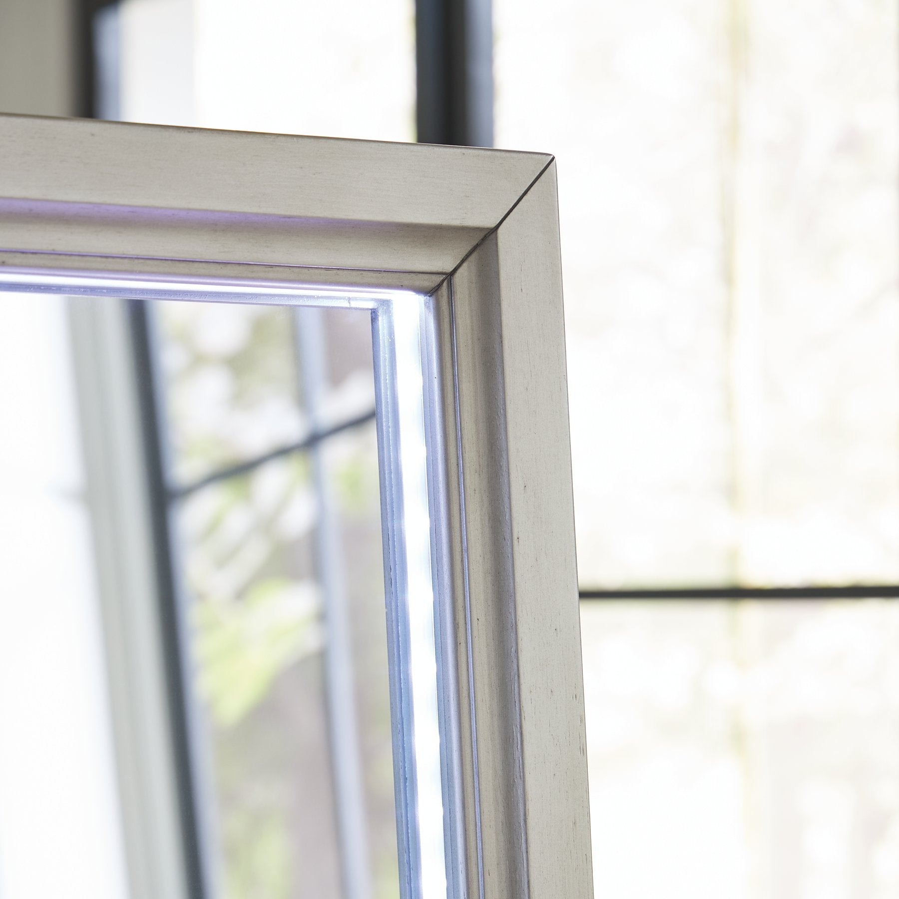 Evesen Floor Standing Mirror/Storage - Furniture 4 Less Outlet (Salinas,CA)