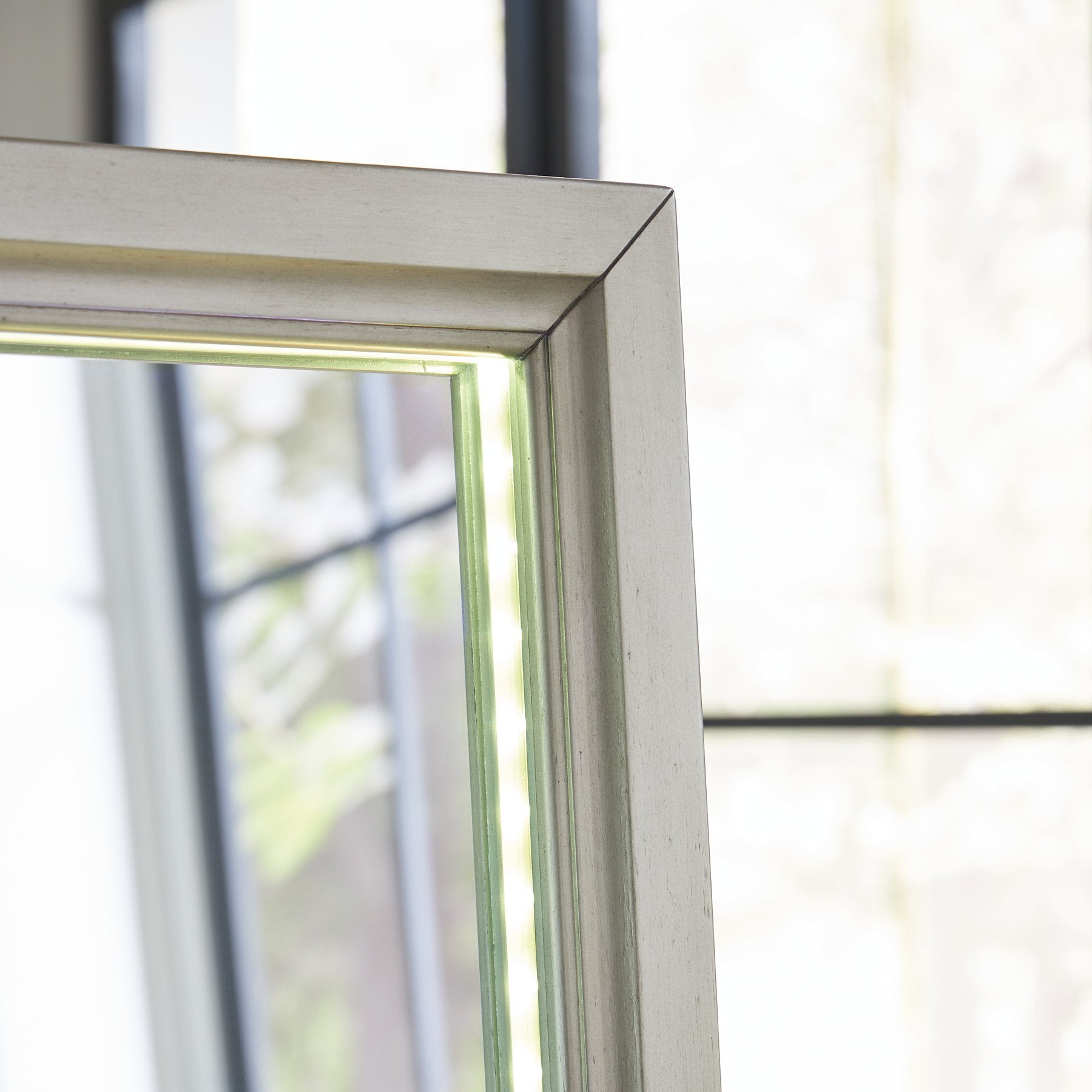Evesen Floor Standing Mirror/Storage - Furniture 4 Less Outlet (Salinas,CA)