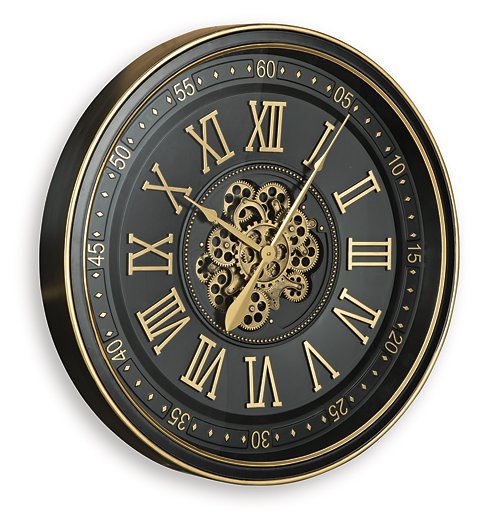 Dairton Wall Clock - Furniture 4 Less Outlet (Salinas,CA)