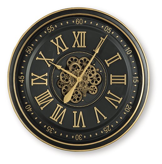 Dairton Wall Clock - Furniture 4 Less Outlet (Salinas,CA)