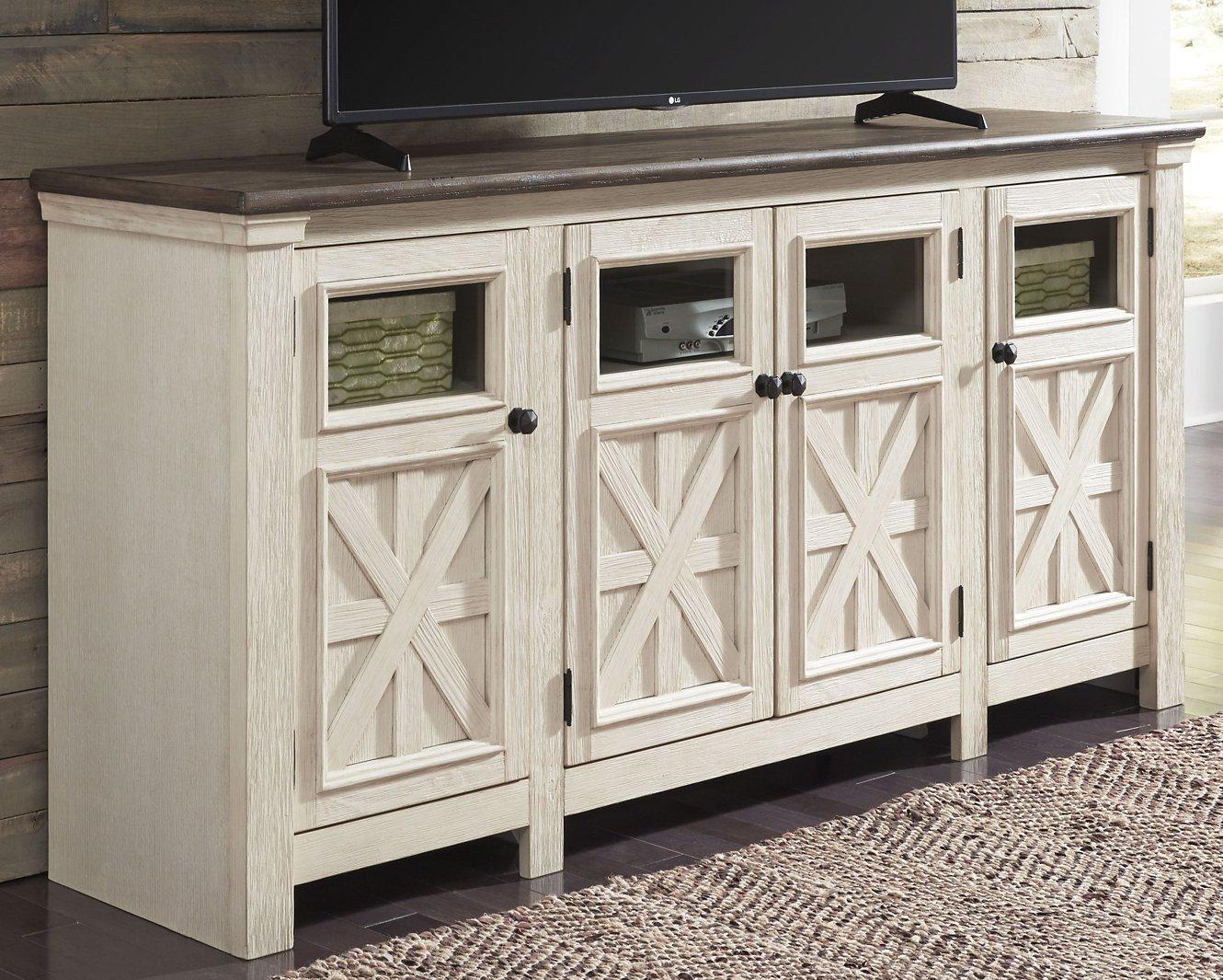 Bolanburg 74" TV Stand - Furniture 4 Less Outlet (Salinas,CA)