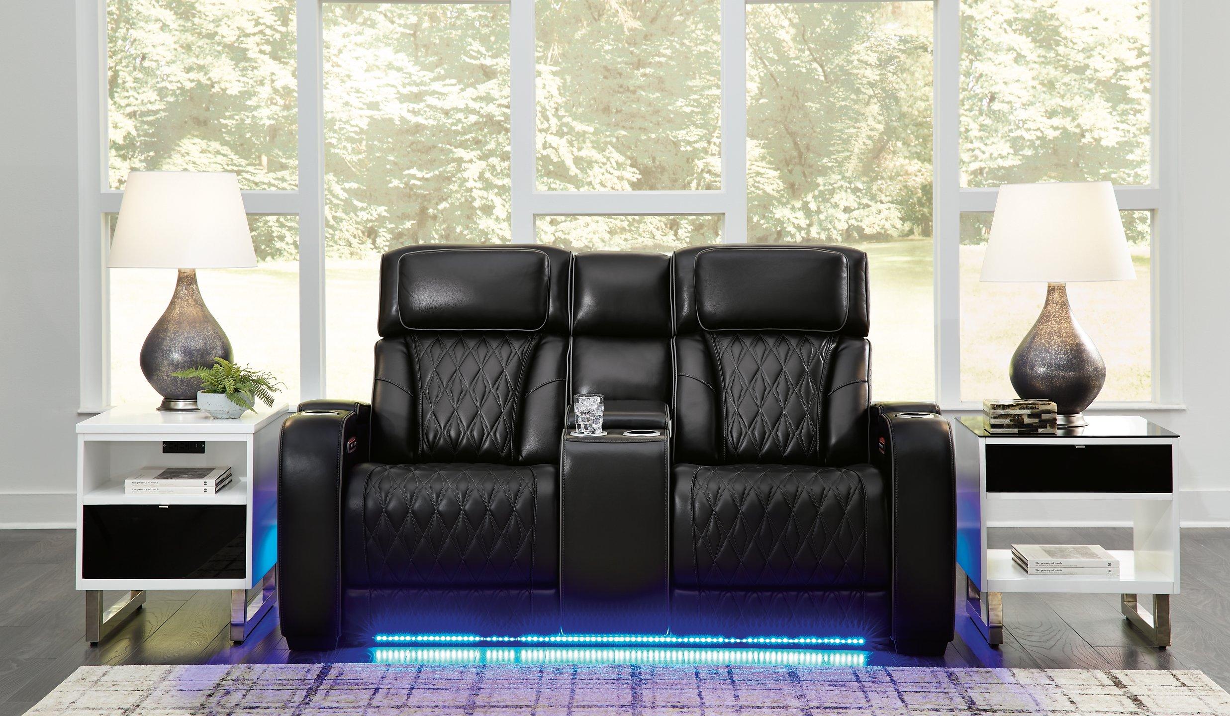 Boyington Power Reclining Loveseat with Console - Furniture 4 Less Outlet (Salinas,CA)