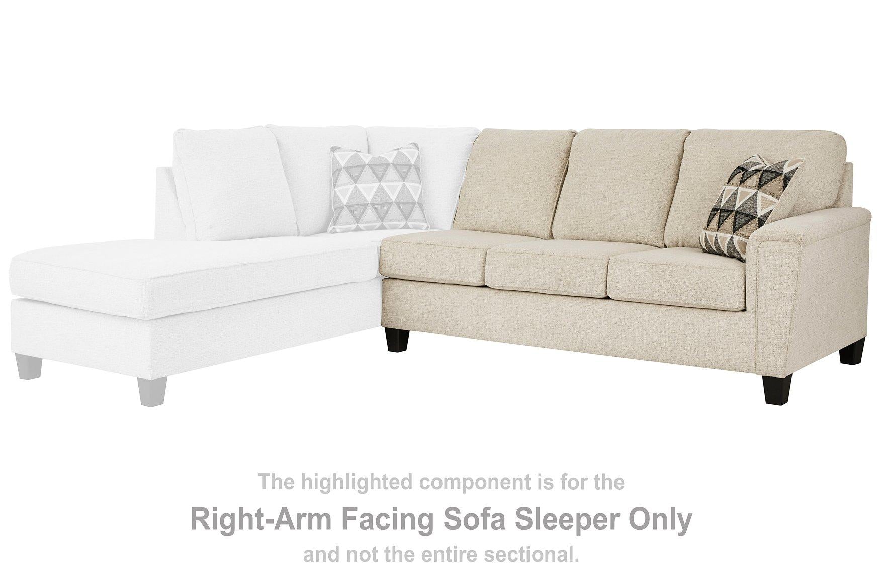 Abinger 2-Piece Sleeper Sectional with Chaise - Furniture 4 Less Outlet (Salinas,CA)