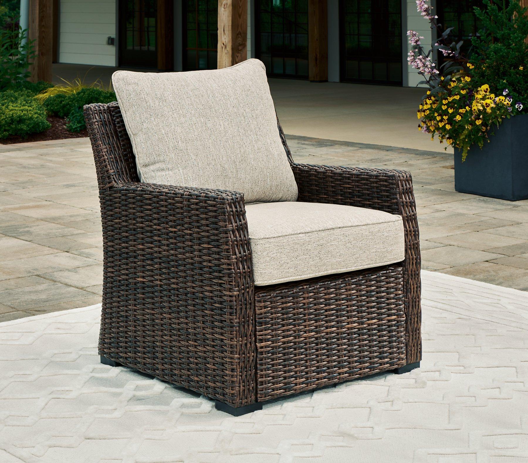 Brook Ranch Outdoor Lounge Chair with Cushion - Furniture 4 Less Outlet (Salinas,CA)