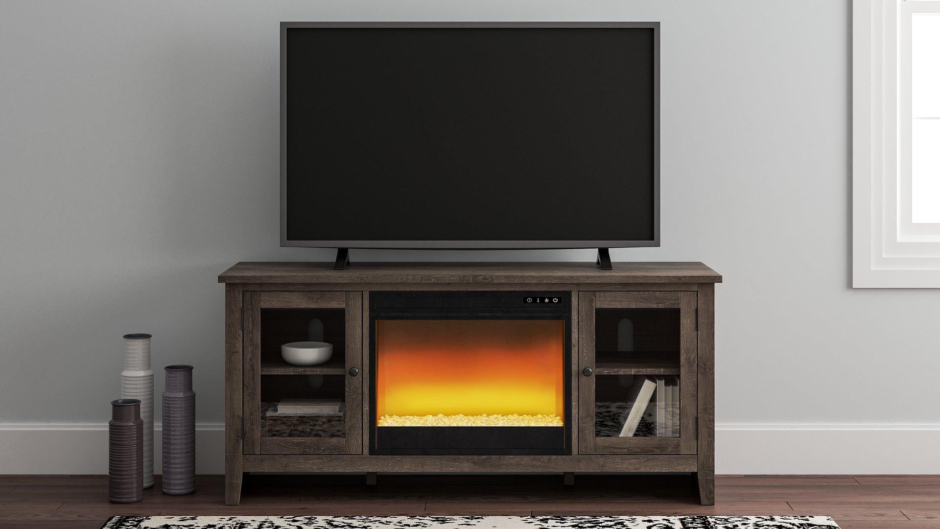 Arlenbry 60" TV Stand with Electric Fireplace - Furniture 4 Less Outlet (Salinas,CA)