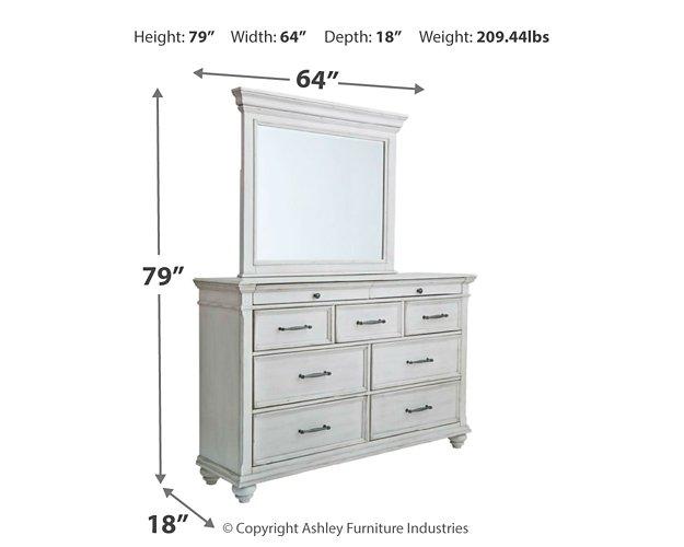 Kanwyn Dresser and Mirror - Furniture 4 Less Outlet (Salinas,CA)