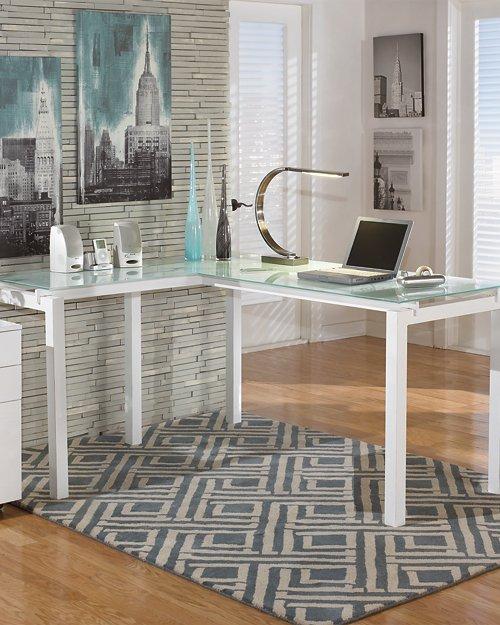 Baraga Home Office L-Desk - Furniture 4 Less Outlet (Salinas,CA)