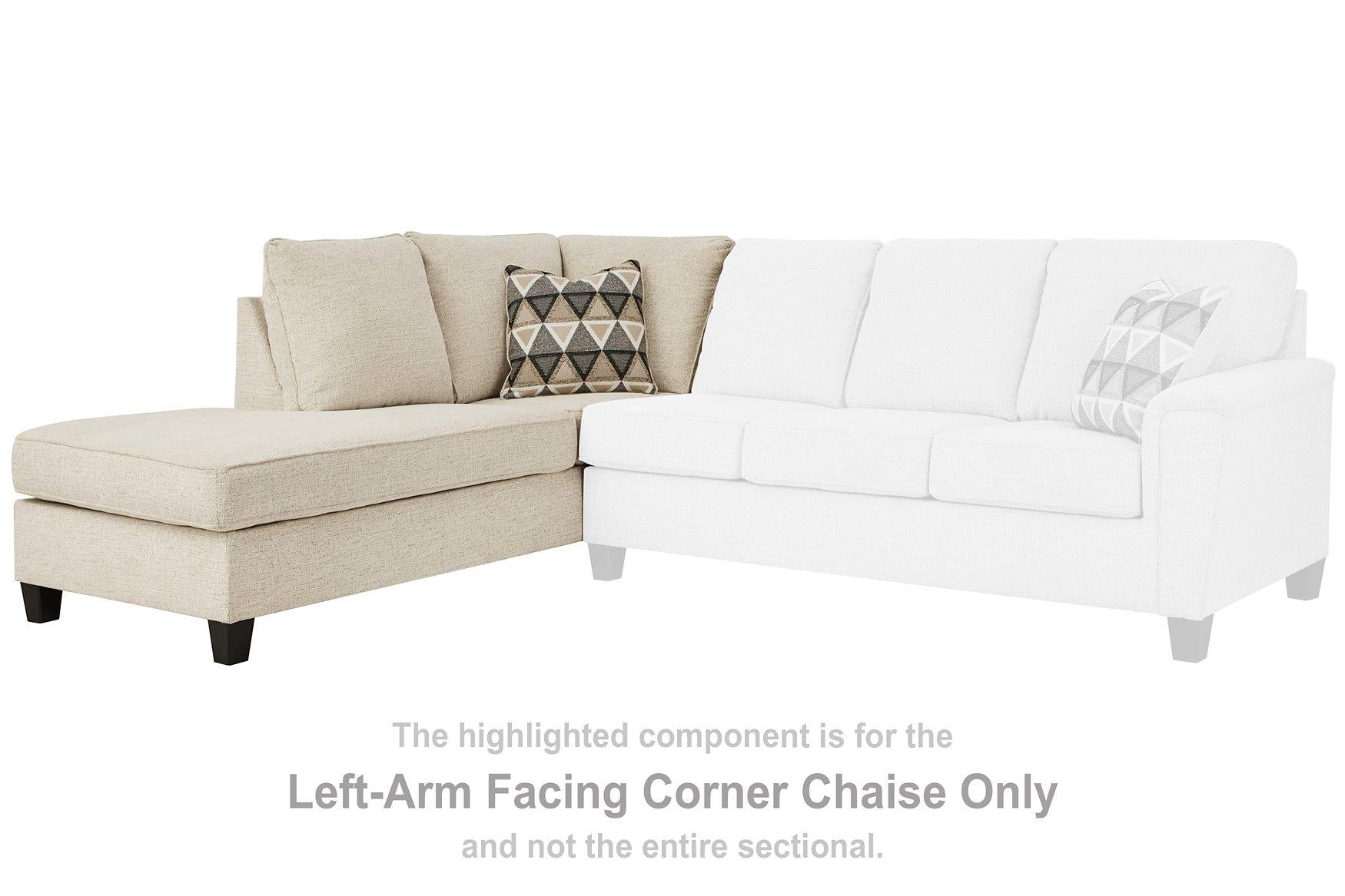 Abinger 2-Piece Sleeper Sectional with Chaise - Furniture 4 Less Outlet (Salinas,CA)