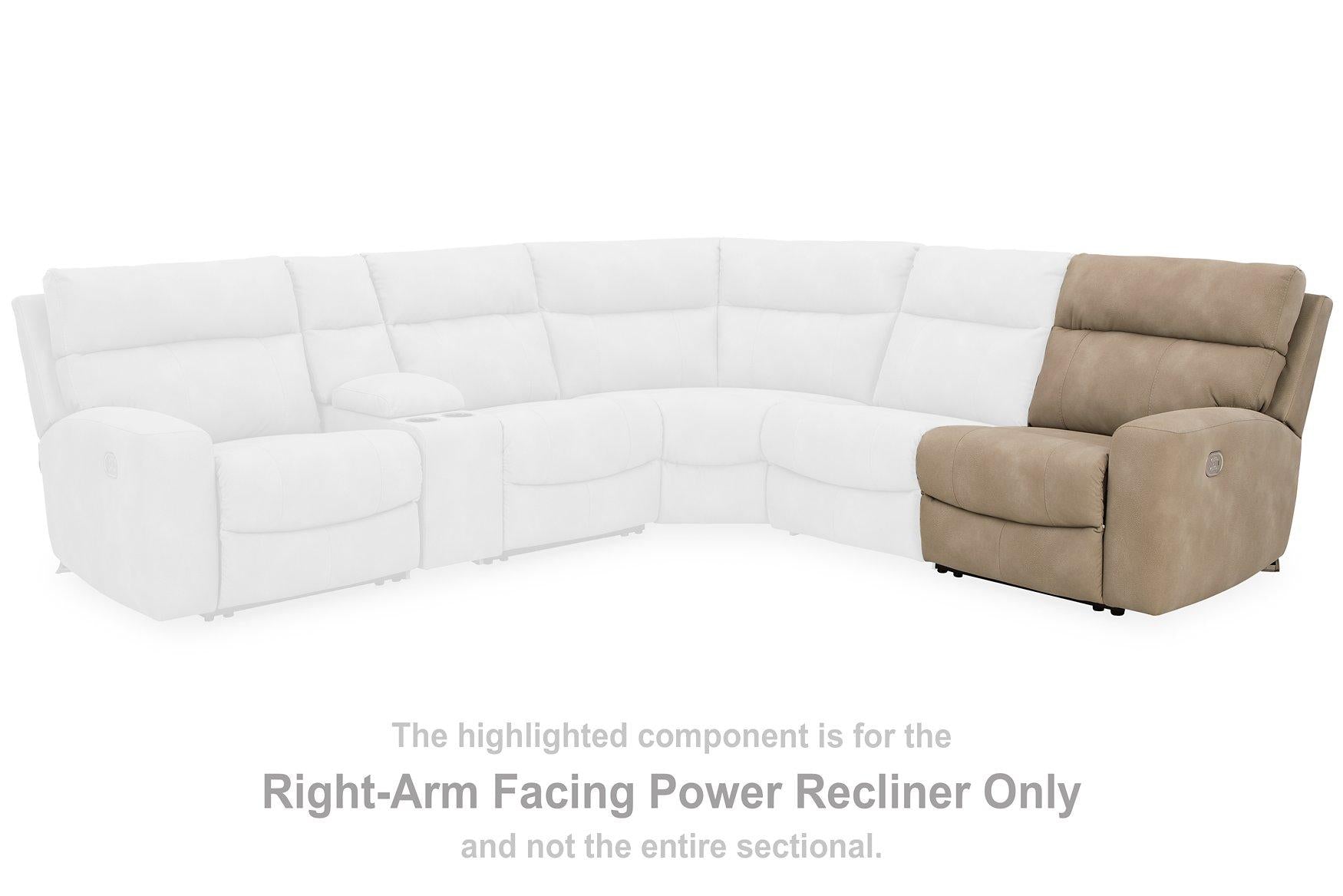Next-Gen DuraPella Power Reclining Sectional Loveseat with Console - Furniture 4 Less Outlet (Salinas,CA)