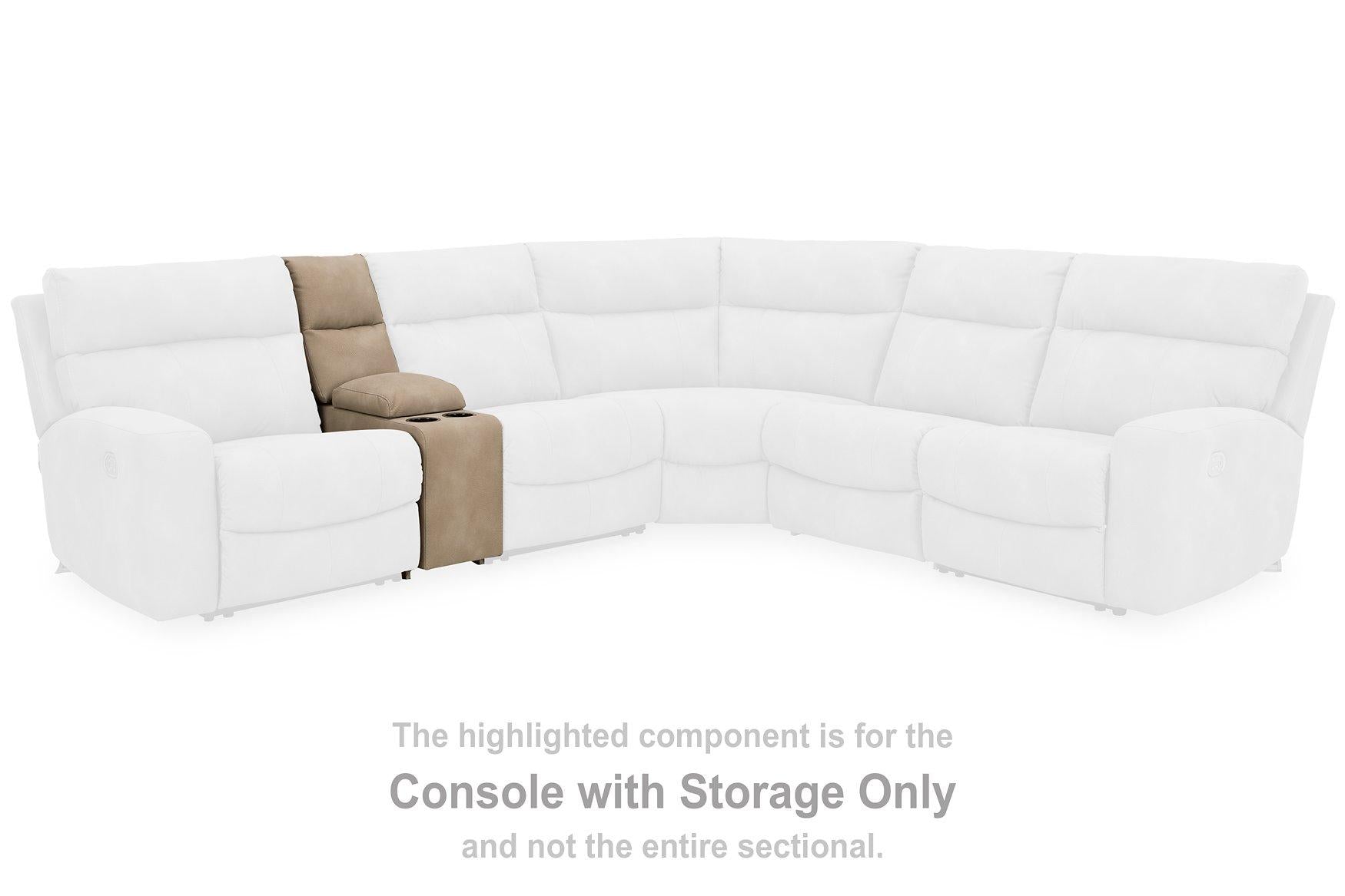Next-Gen DuraPella Power Reclining Sectional Loveseat with Console - Furniture 4 Less Outlet (Salinas,CA)