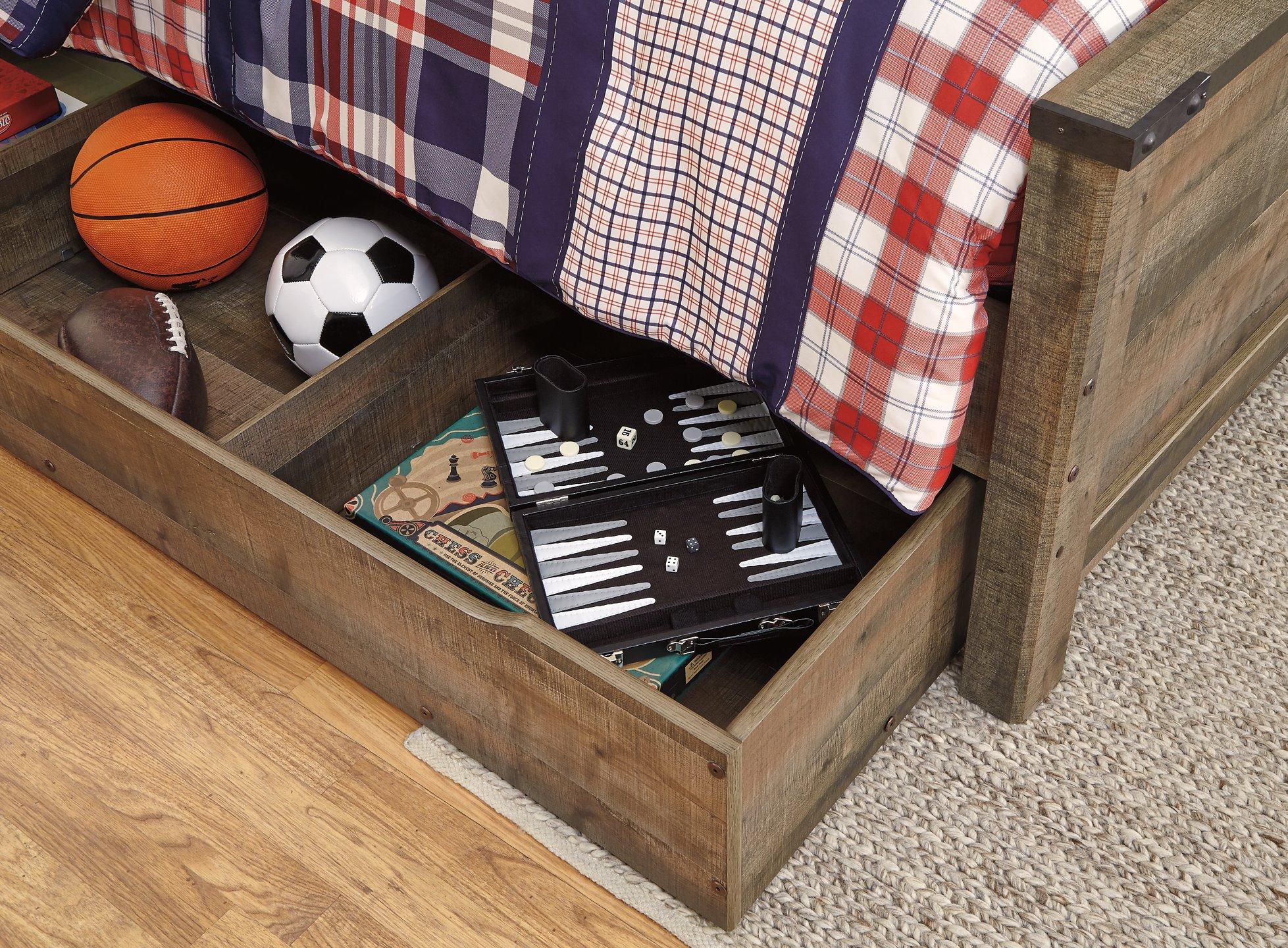 Trinell Bed with Storage - Furniture 4 Less Outlet (Salinas,CA)