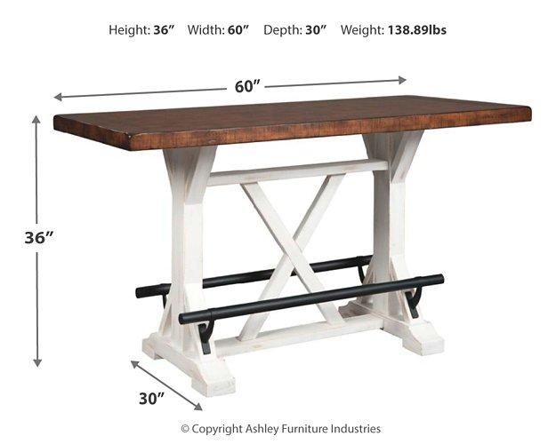 Valebeck Counter Height Dining Table - Furniture 4 Less Outlet (Salinas,CA)