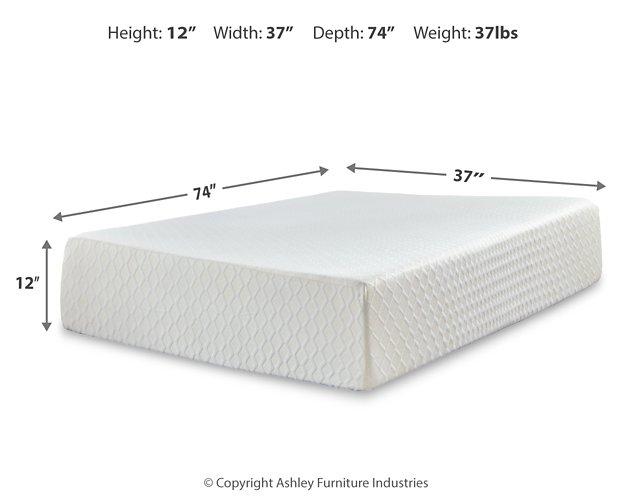 Chime 12 Inch Memory Foam Mattress in a Box - Furniture 4 Less Outlet (Salinas,CA)